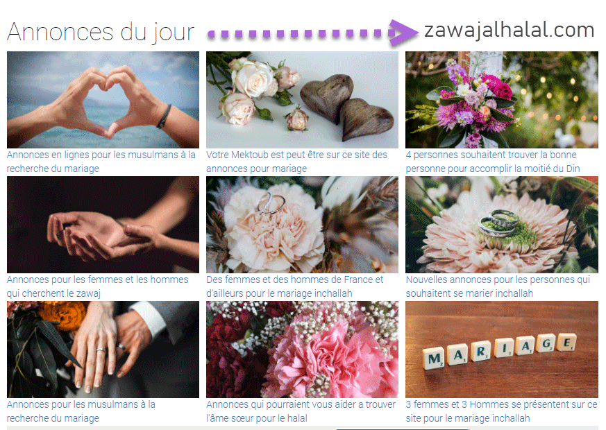 Annonces Zawaj Al Halal