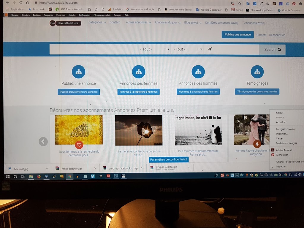 créer un site web